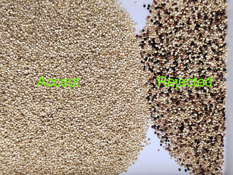 Trieuse de couleurs de quinoa de haute précision