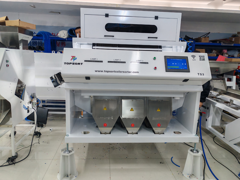 TOPSORT high accuracy plastic flakes color sorter sort yellow